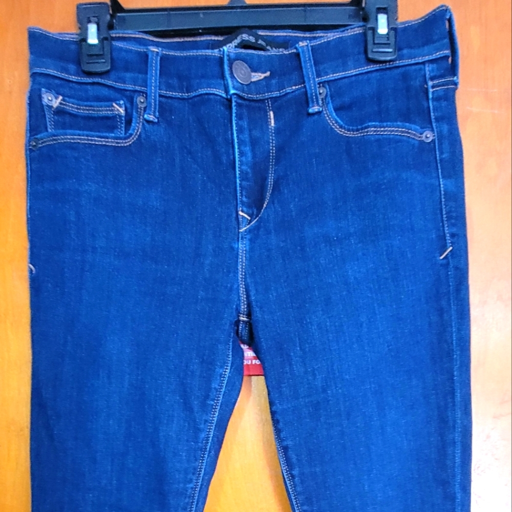 Express Blue Stretch Skinny Jeans